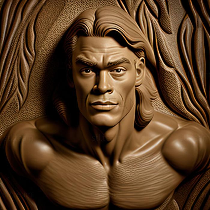 3D model Tarzan Tarzan the Ape ManJohnny Weissmuller (STL)